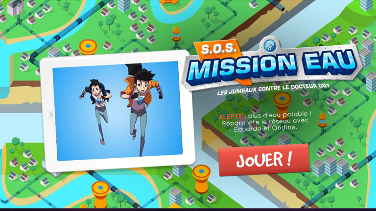 Serious game RSE et Developpement durable, SOS MISSION EAU réalisé par DOWINO