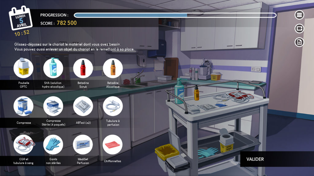 Une simulation immersive avec un serious game santé