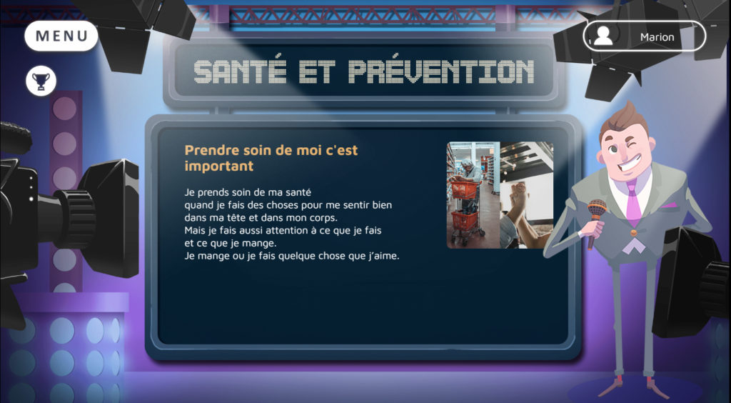 QUIZ SANTE, un serious game santé pour prevenir le cancer, par DOWINO