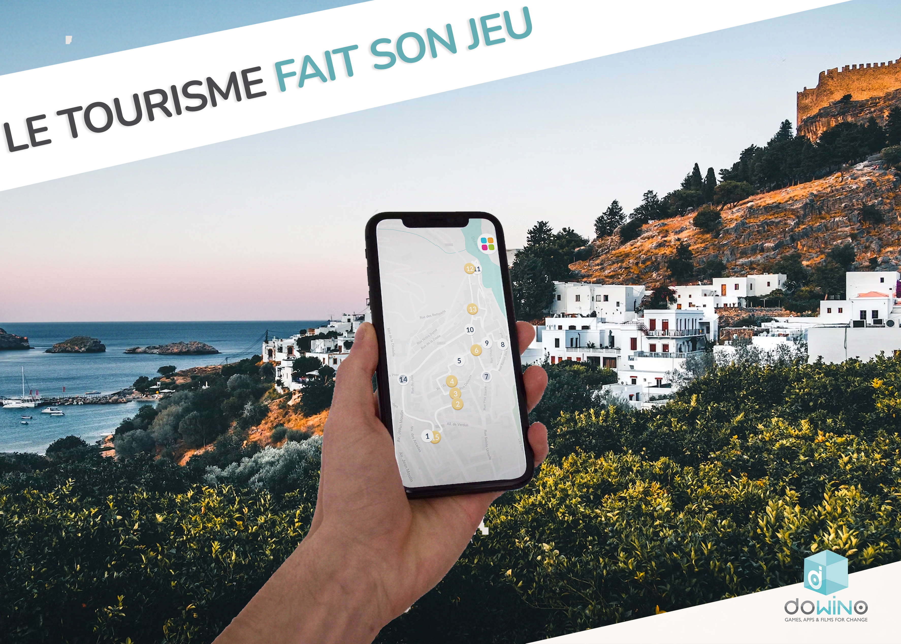 La gamification du tourisme c'est une affaire qui marche. savant mélange entre technologie et découverte.