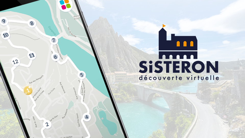 Application touristique gamifiée pour découvrir la ville de Sisteron-Buëch