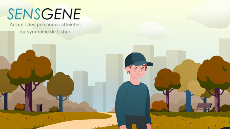 Vidéo pédagogique santé pour l'accueil en milieu hospitalier des personnes atteintes du syndrome d'USHER. Réalisation par DOWiNO, studio de création de serious games basé à Lyon.
