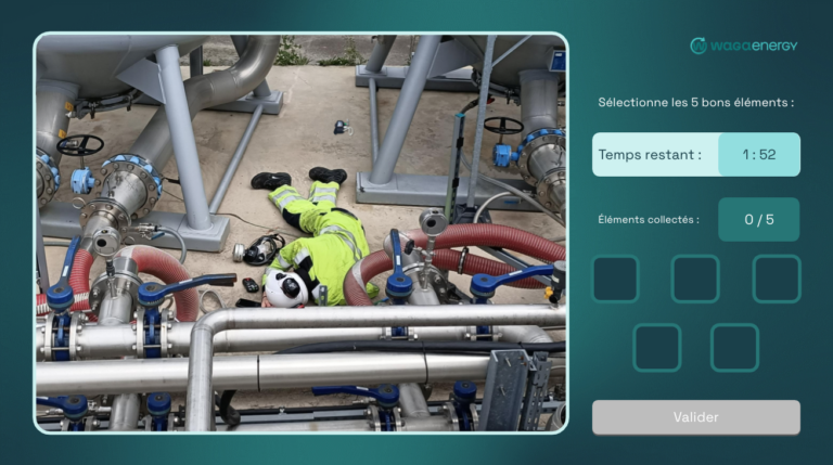 Création d'un module culture sécurité en milieu industriel. Réalisation par DOWiNO, studio de création de serious games basé à Lyon.