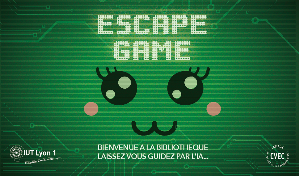 BIBLIO_Lyon escape game de formation. Réalisation par DOWiNO, studio de création de serious games basé à Lyon.